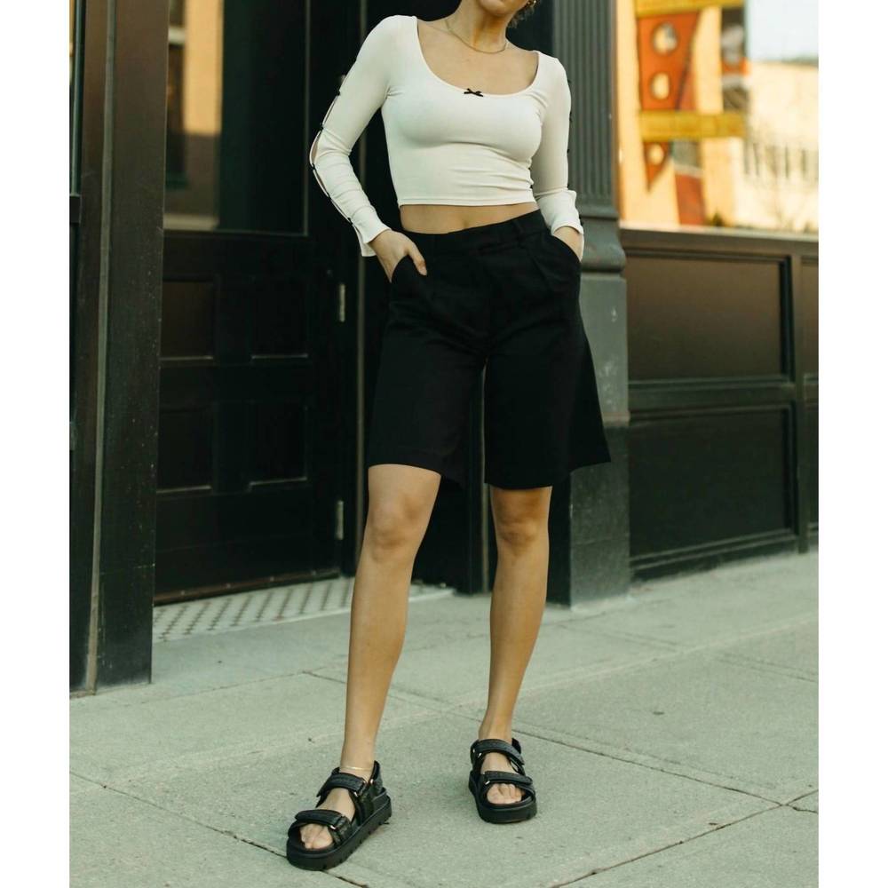 NEW MOD REF carolina shorts in black